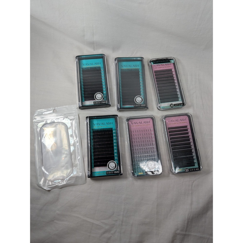 VAVALASH Black Lash Extensions Various Styles And Sizes And Lash Pad